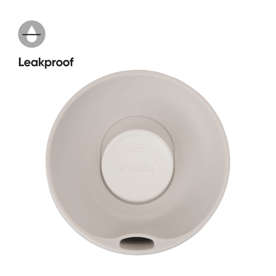 Owala Smoothsip Slider 20 oz - Shy Marshmallow (Blanco)