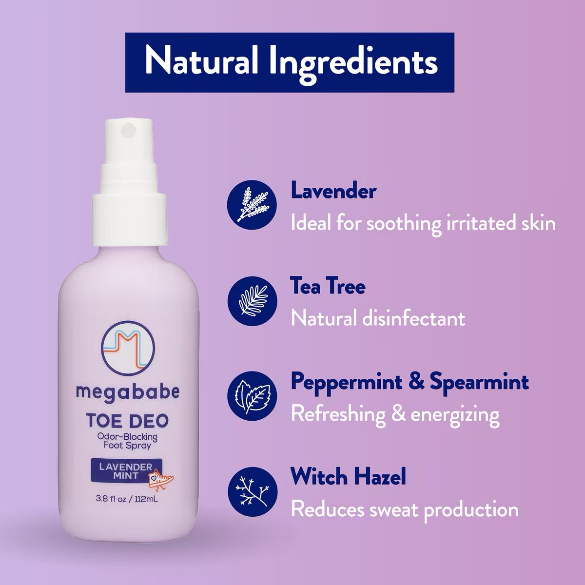 Toe Deo Odor-Blocking Foot Spray - Desodorante para pies en Spray