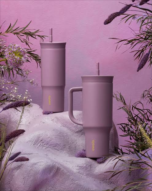 Owala 40 Oz (1.19 L) Tumbler - Spring Revival (Púrpura)
