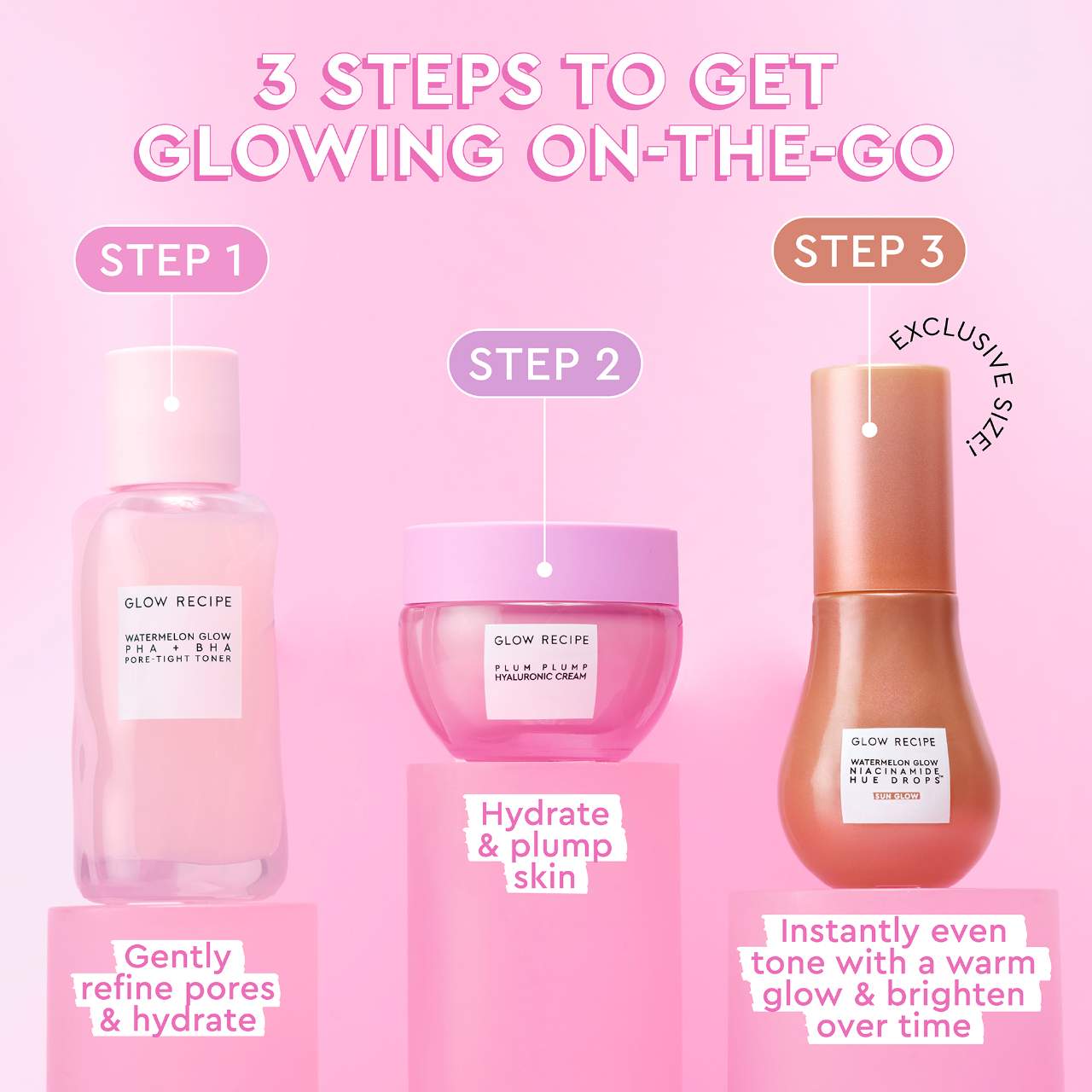 Get Glowing With Me™ Kit by Katie Fang with Hue Drops Tinted Serum