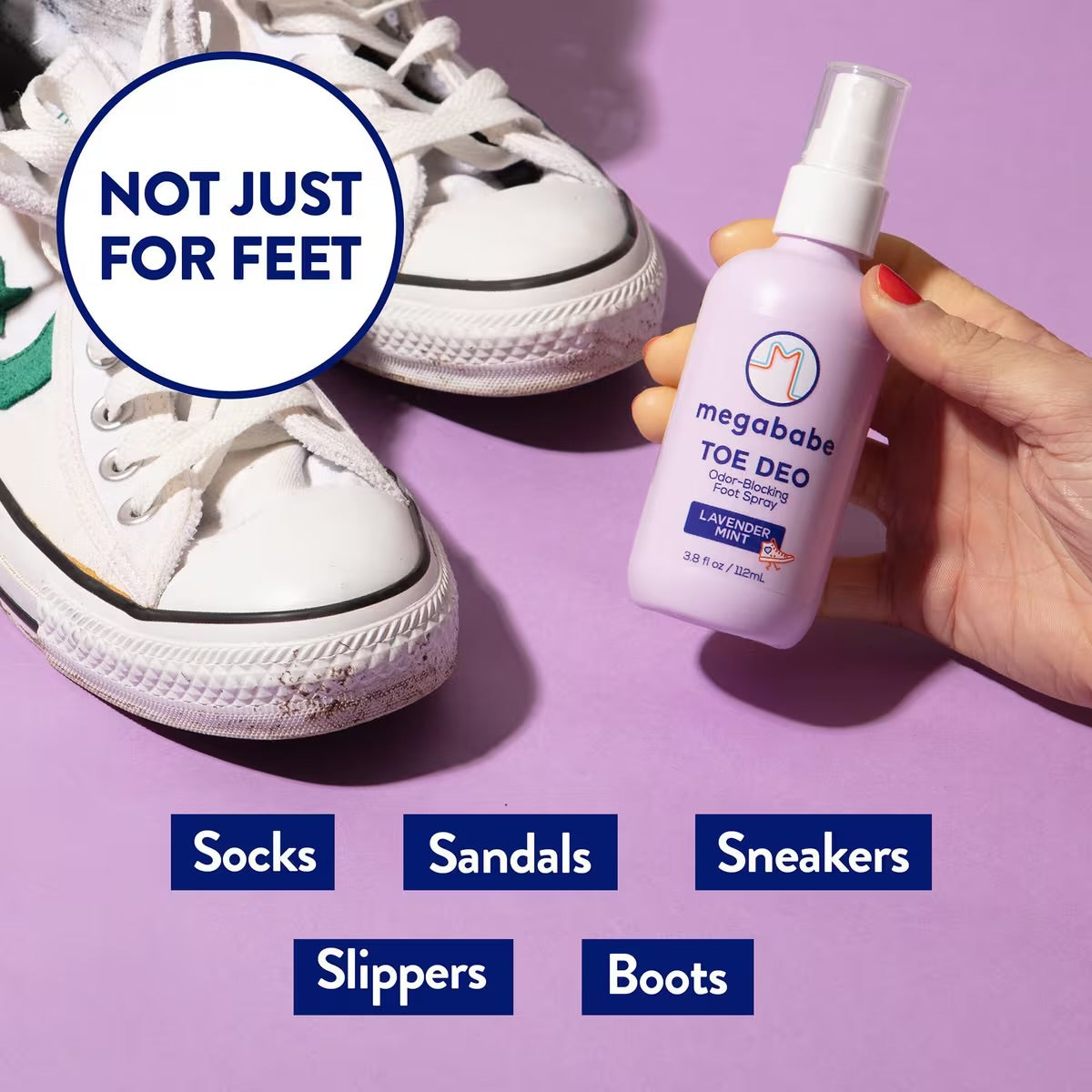 Toe Deo Odor-Blocking Foot Spray - Desodorante para pies en Spray