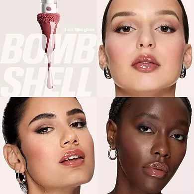 Juicy Bombshell Lip Gloss + Liner Set - Pink Kit