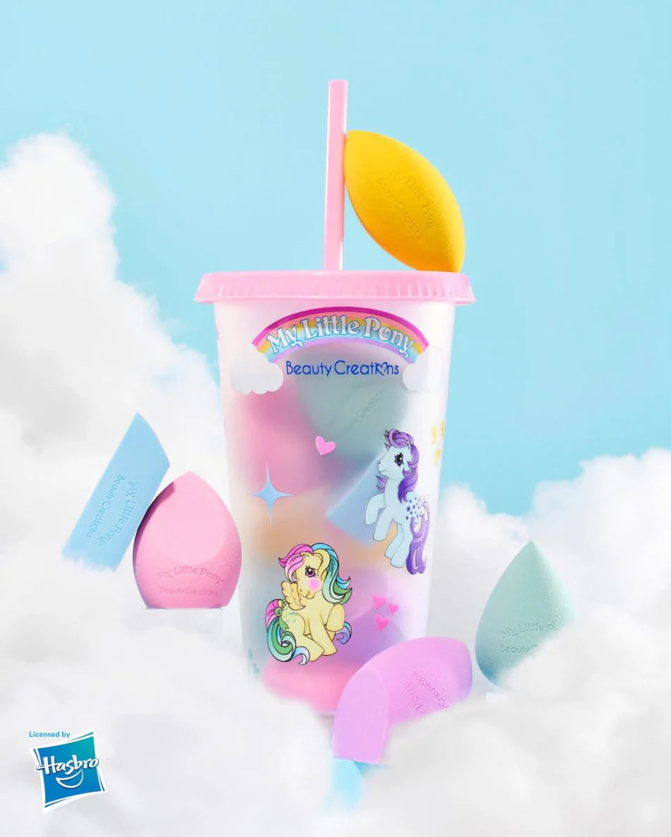 "I Want a Pony" Vaso reusable con esponjas - My Little Pony x Beauty Creations