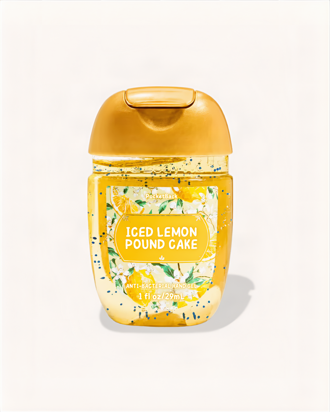 Iced Lemon Pound Cake - Gel Antibacterial