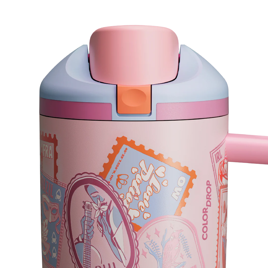 Owala 40 oz FreeSip Stainless Steel Water Bottle - Sending Love