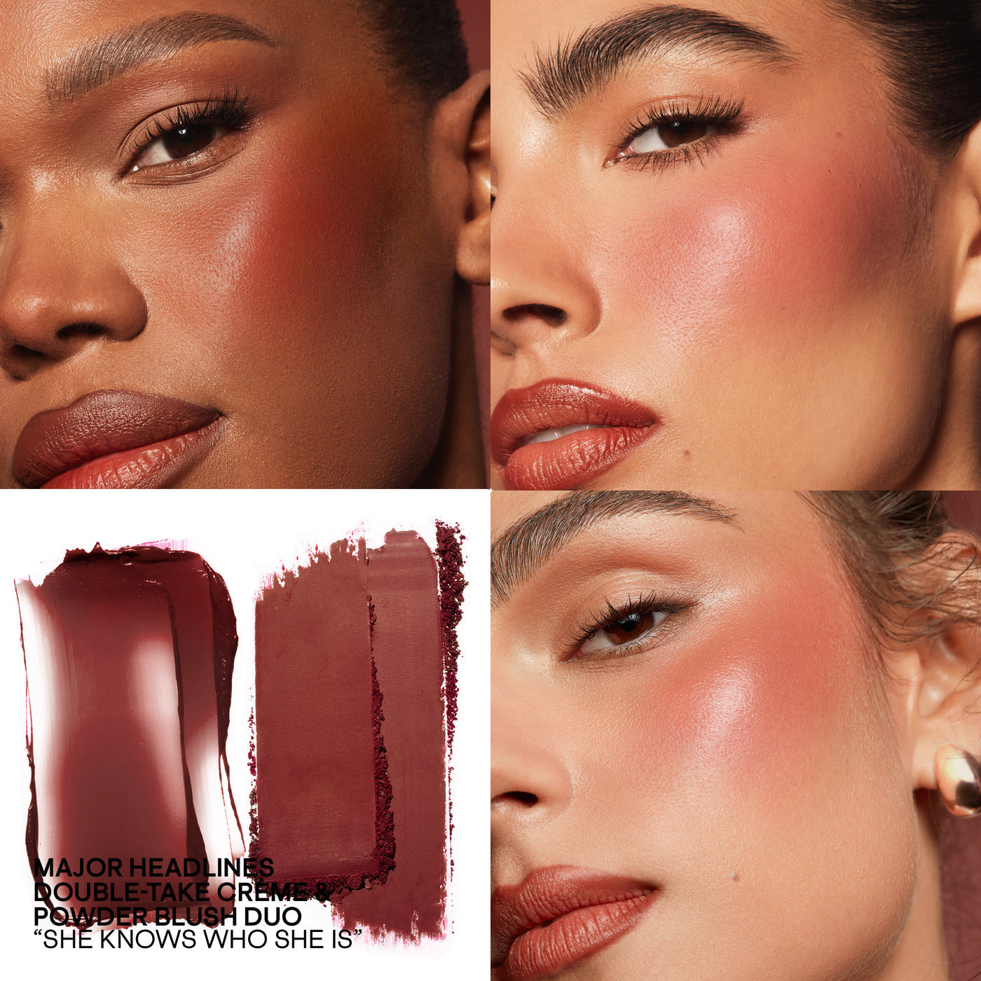 She Knows Who She Is - Major Beauty Headlines - Double-Take Crème & Powder Blush