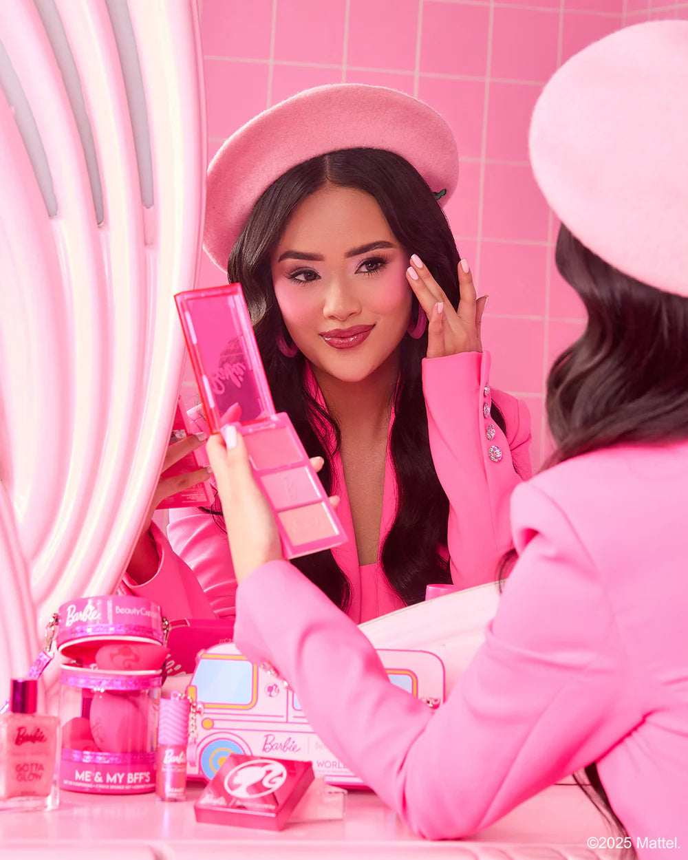 Barbie X Beauty Creations - Paleta De Rostro - Born To Lead