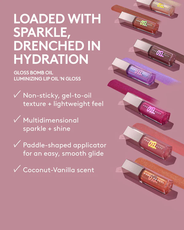 Razberry Jamz - Gloss Bomb Oil Luminizing Lip Oil 'N Gloss