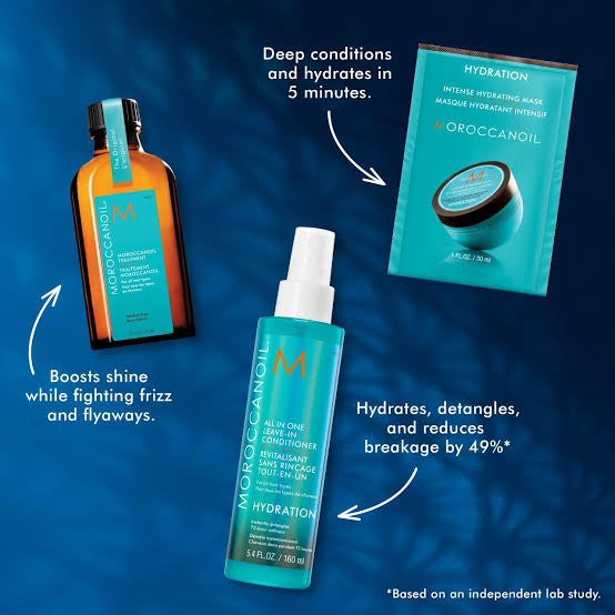 Ultimate Nourishment Leave in Conditioner, Hair Oil, and Hair Mask Gift Set