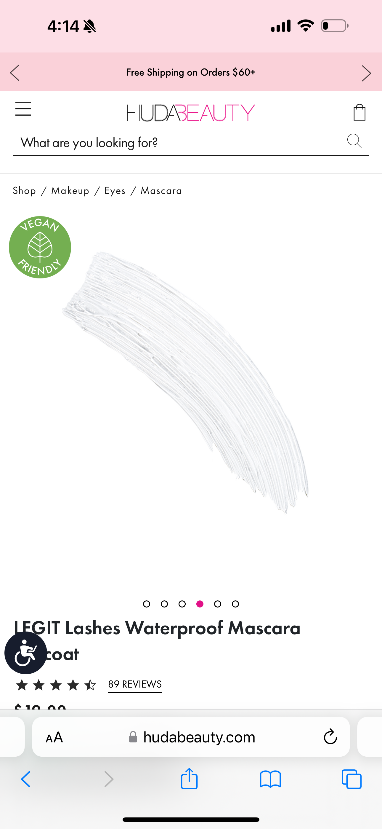 LEGIT Lashes Waterproof Mascara Topcoat