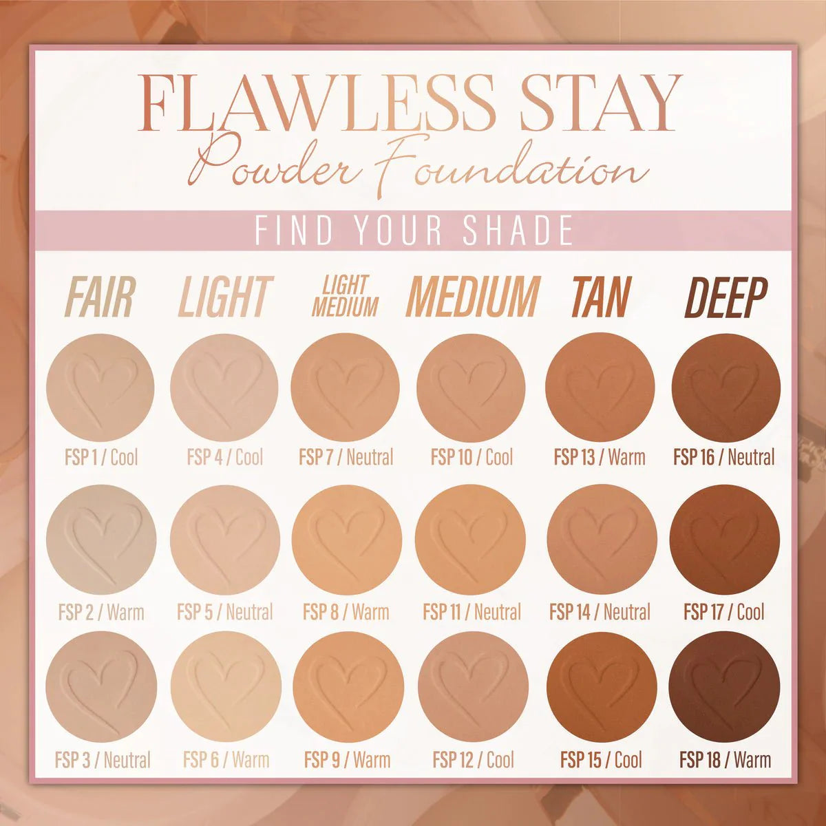 Maquillaje Compacto Flawless Stay FSP12.0 - Polvo Compacto