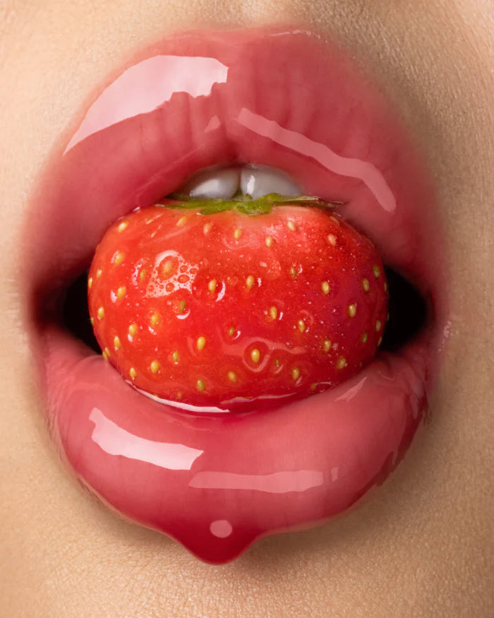 Honey Infused Hydrating Lip Oil - Strawberry Sorbet