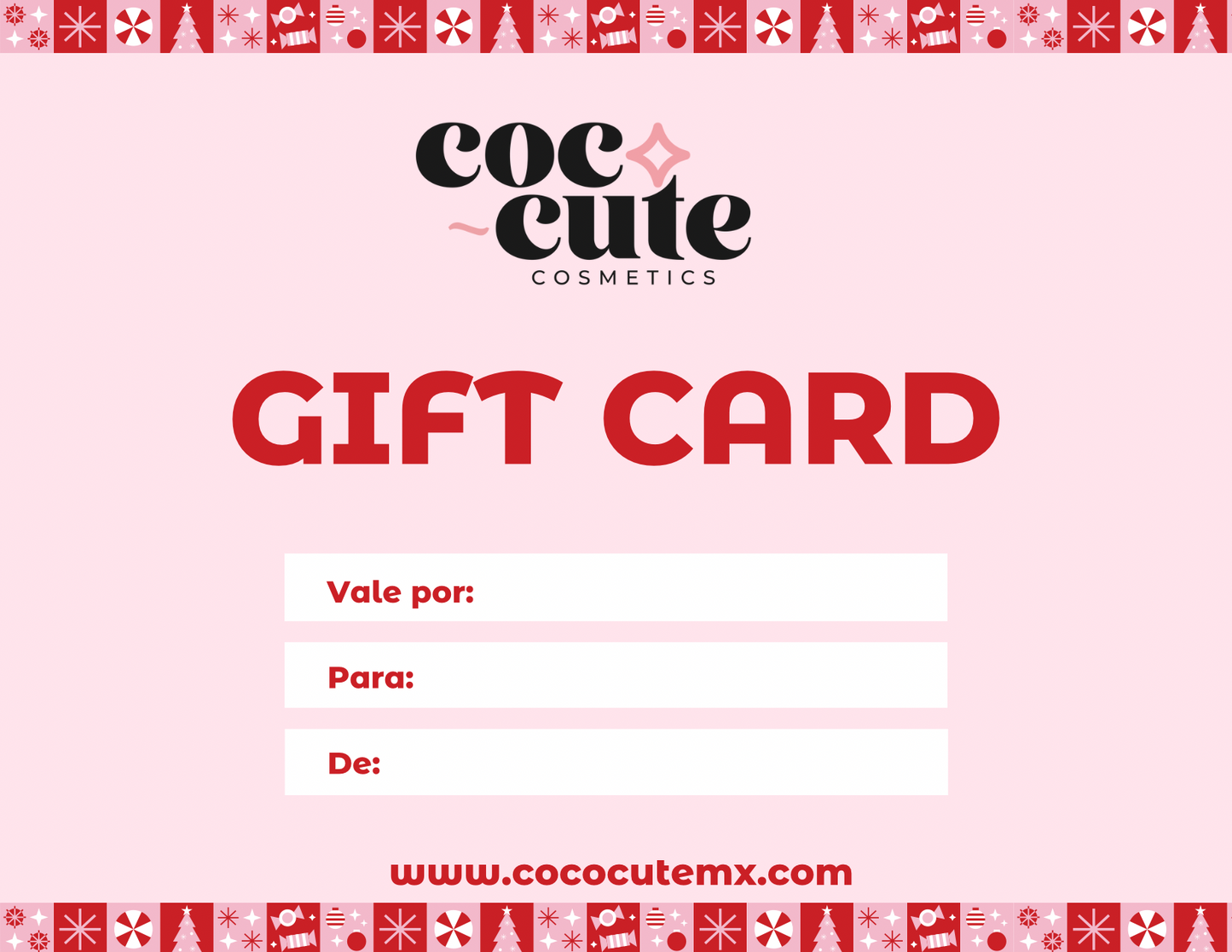 Gift Card Coco Cute