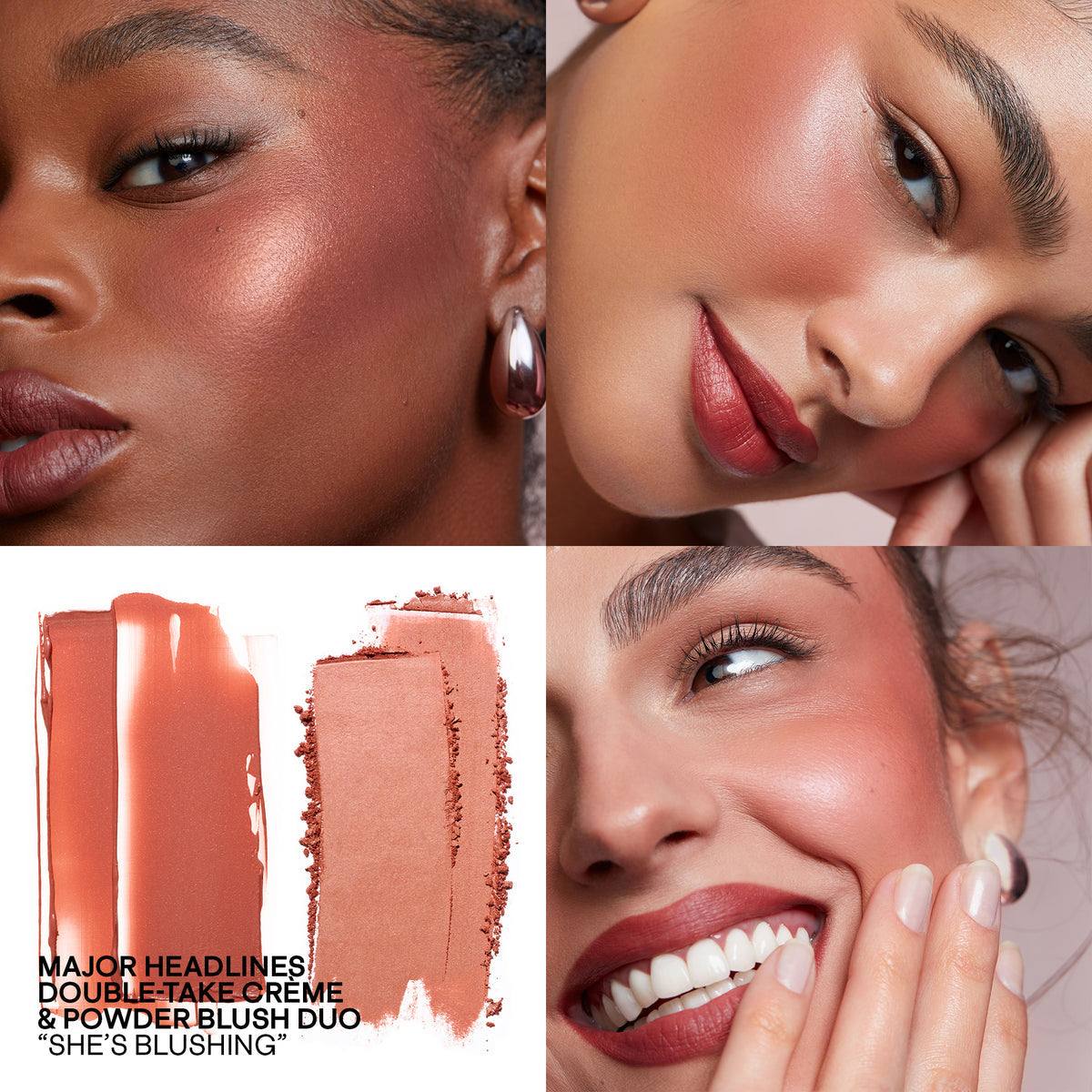 SHE'S BLUSHING - Major Beauty Headlines - Double-Take Crème & Powder Blush