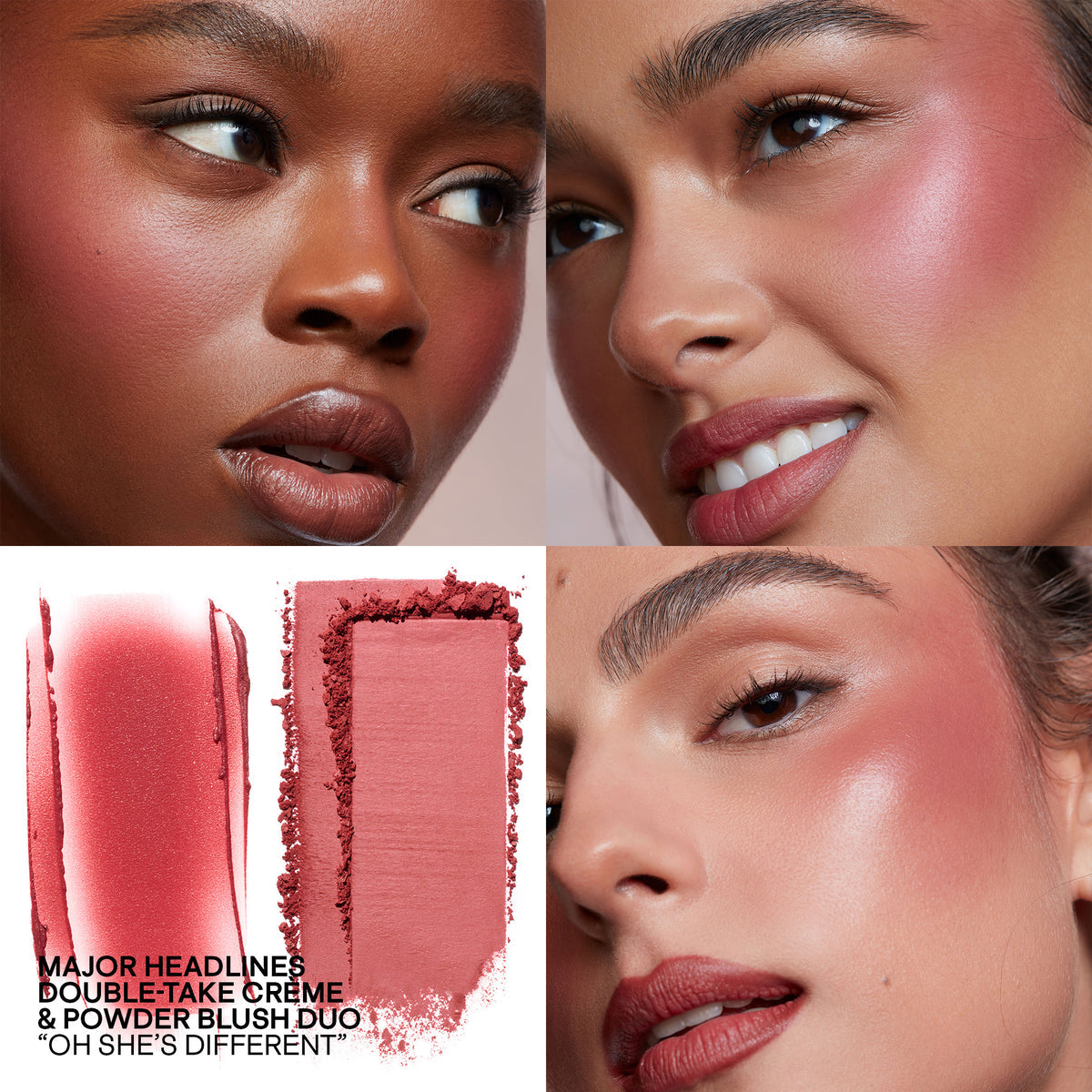 OH SHE'S DIFFERENT - Major Beauty Headlines - Double-Take Crème & Powder Blush