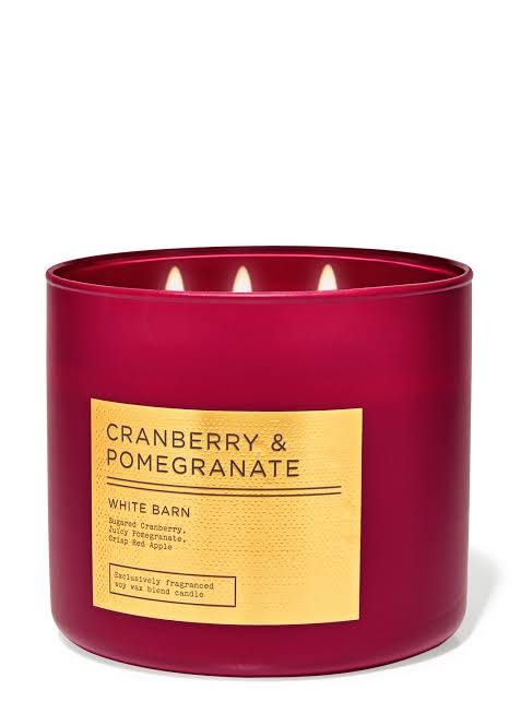 Cranberry & Pomegranate - 3-Wick Candle