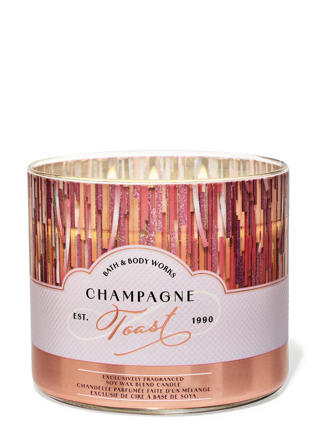 Champagne toast - 3-Wick Candle