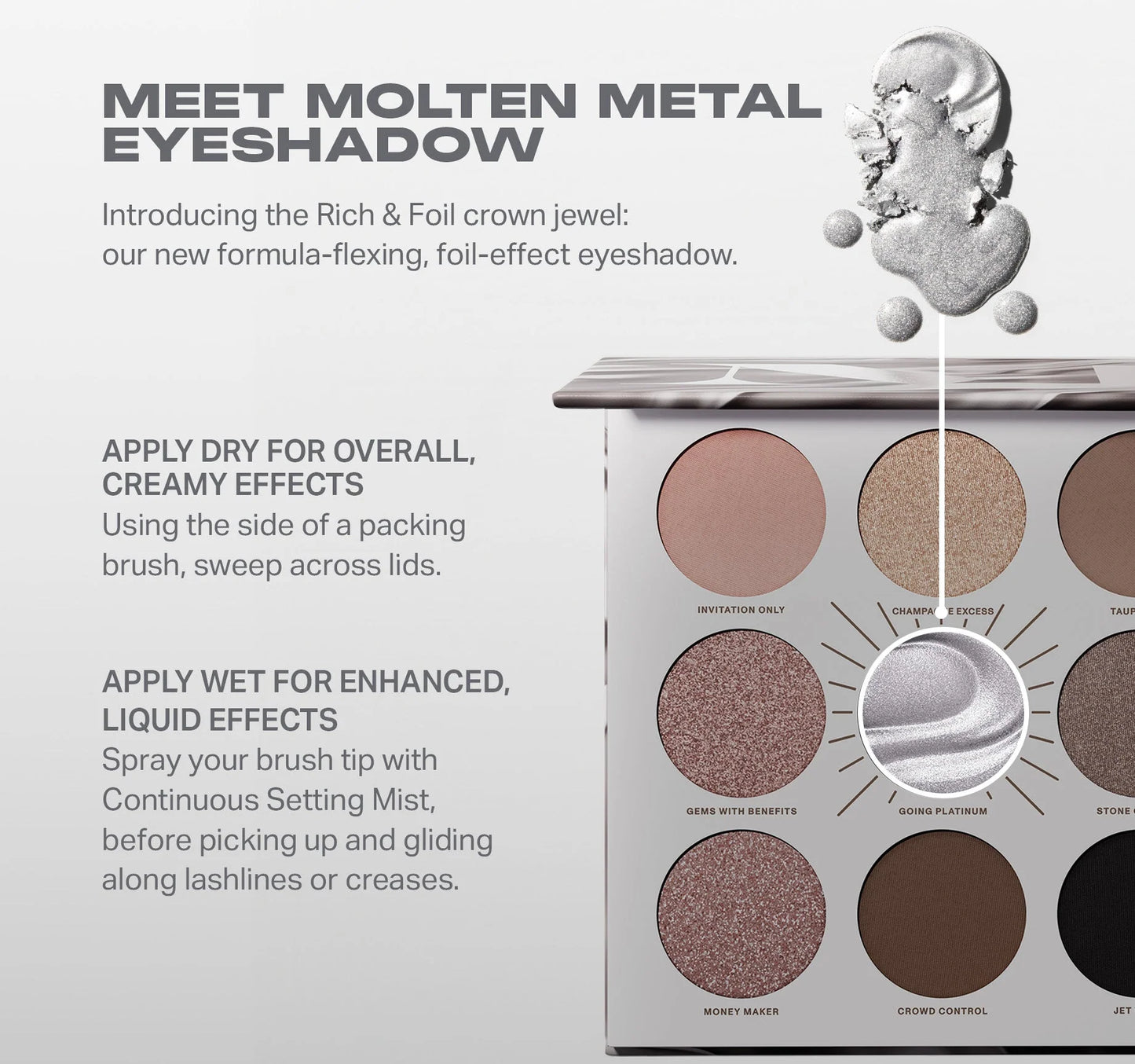 Rich & Foiled Going Platinum Eyeshadow Palette