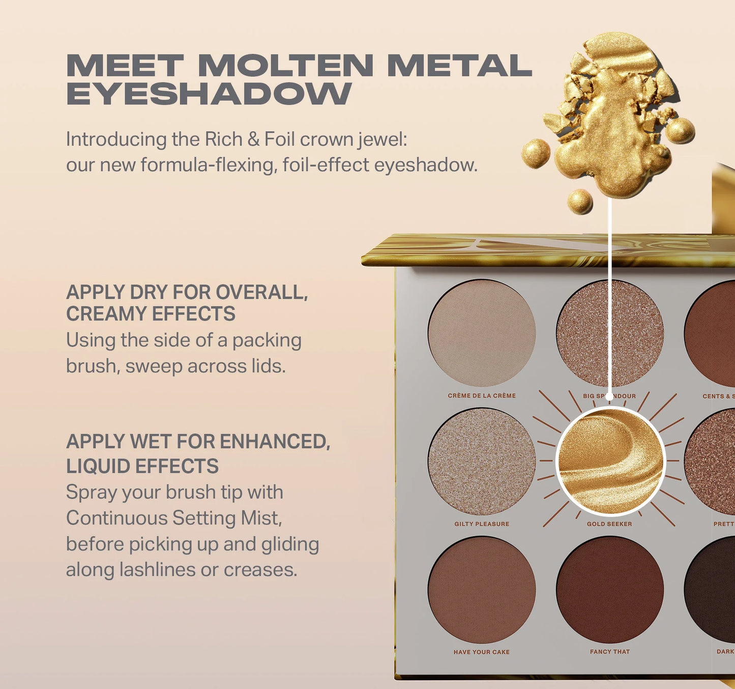 Rich & Foiled Gold Seeker Eyeshadow Palette