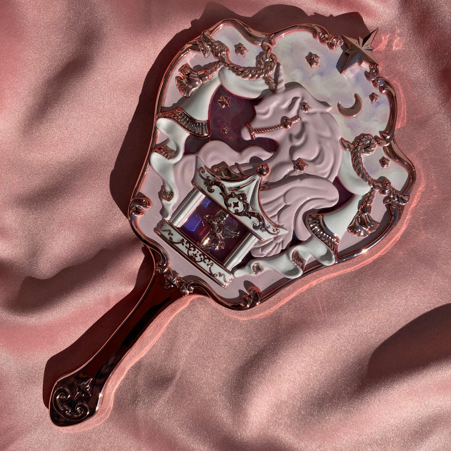 Unicorn Hand Mirror: Sakura Pink