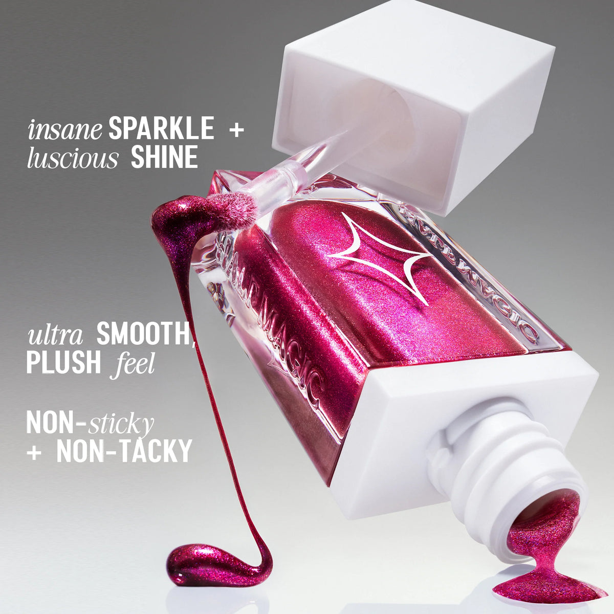 No Fux Fuchsia - Magic Drip Glitter Lip Gloss