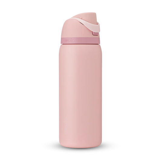 Owala 32 oz FreeSip Stainless Steel Water Bottle - Rose Quartz (Rosa)