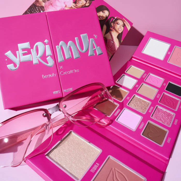 YeriMua X Beauty Creations - Paleta De Sombras Y Rostro - Yeri's Palette