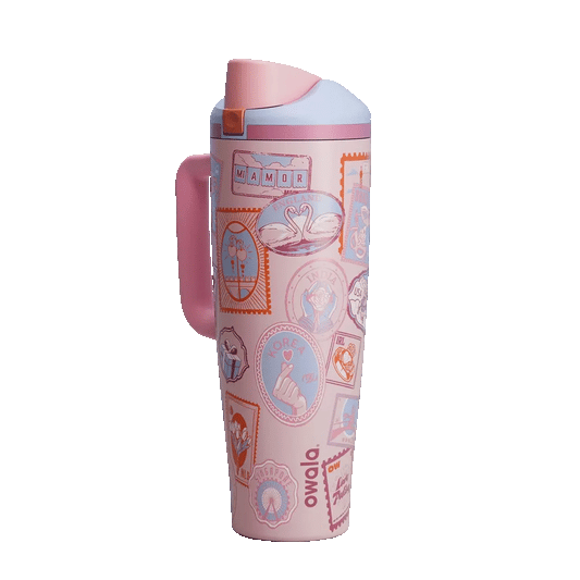 Owala 40 oz FreeSip Stainless Steel Water Bottle - Sending Love