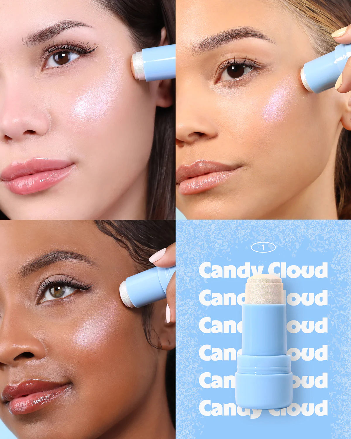 001 Candy Cloud - Iluminador Icy Glow Jelly Stick - Moira