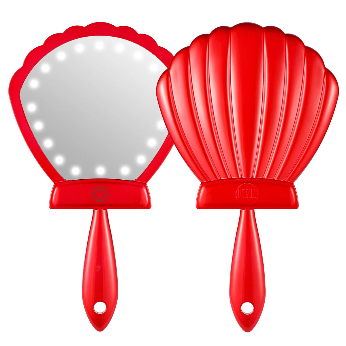 Shell Shock Mirror con Luces LED - Rojo