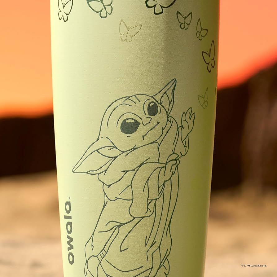 Owala Star Wars 30oz FreeSip Sway Water Bottle - Grogu