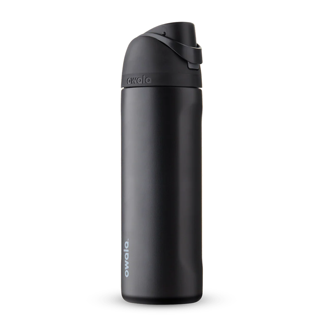 Owala 24oz (700 Ml) FreeSip Stainless Steel Water Bottle - Very Very Dark (Negro)