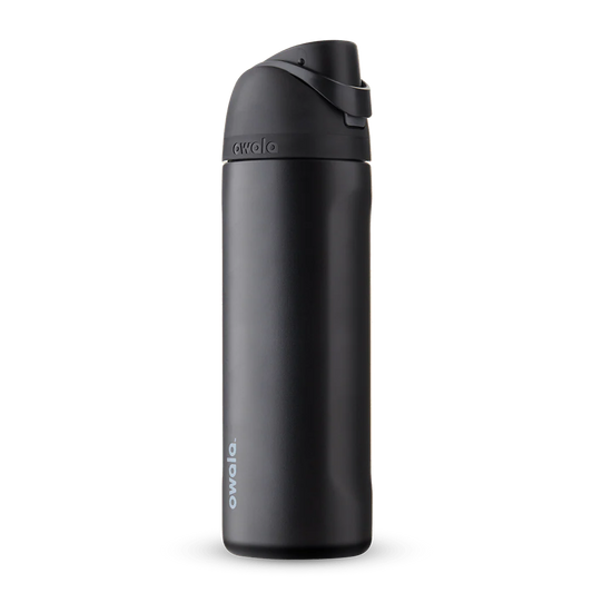 Owala 24oz (700 Ml) FreeSip Stainless Steel Water Bottle - Very Very Dark (Negro)