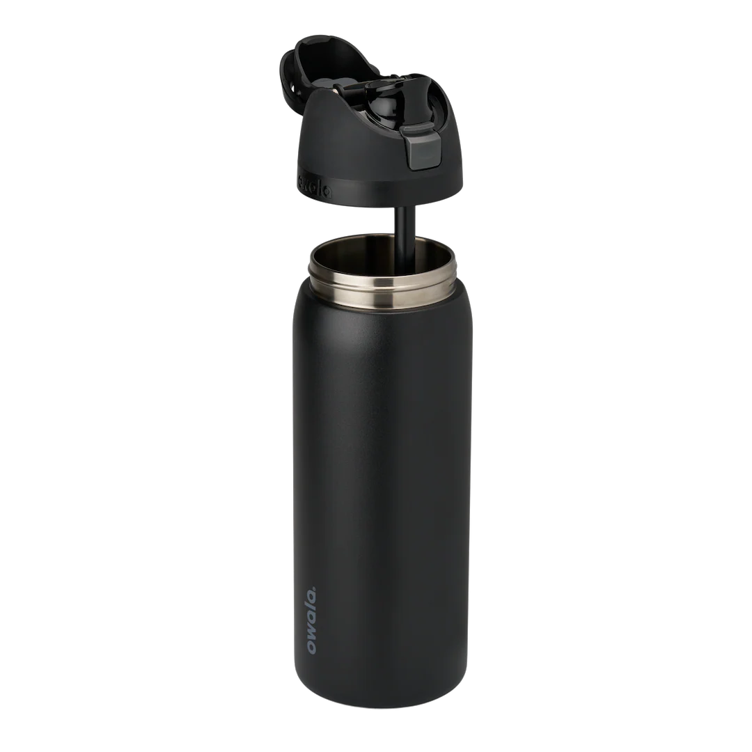 Owala 32oz FreeSip Stainless Steel Water Bottle - Very Very Dark (Negro)