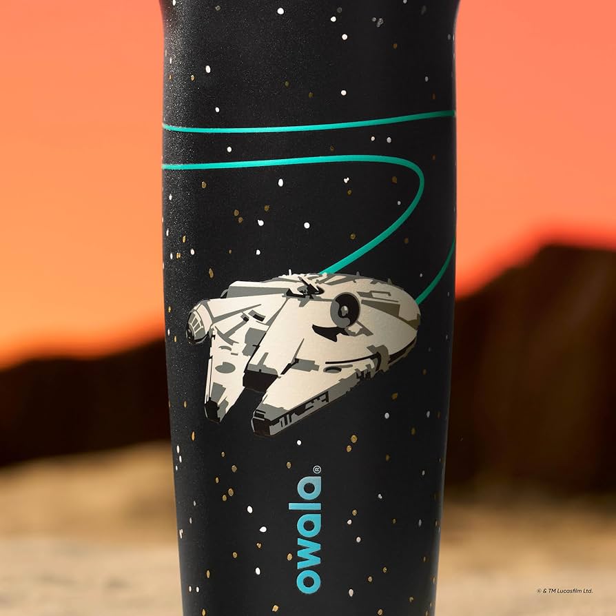 Owala Star Wars 30oz FreeSip Sway Water Bottle - Millenium Falcon