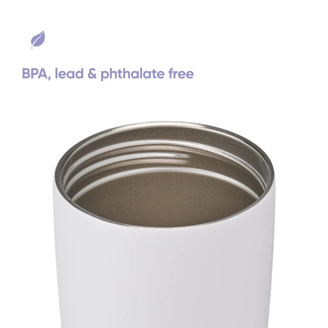 Owala Smoothsip Slider 20 oz - Candy Coated (Blanco con rosa)
