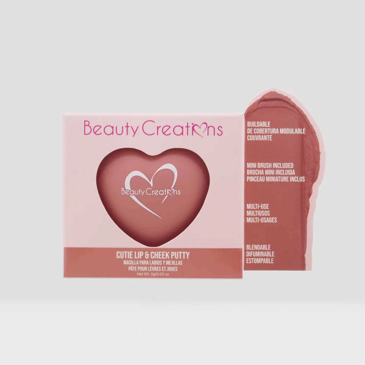 Dusty Pink - Cutie Lip & Cheek Putty - Rubor Y Bálsamo Labial