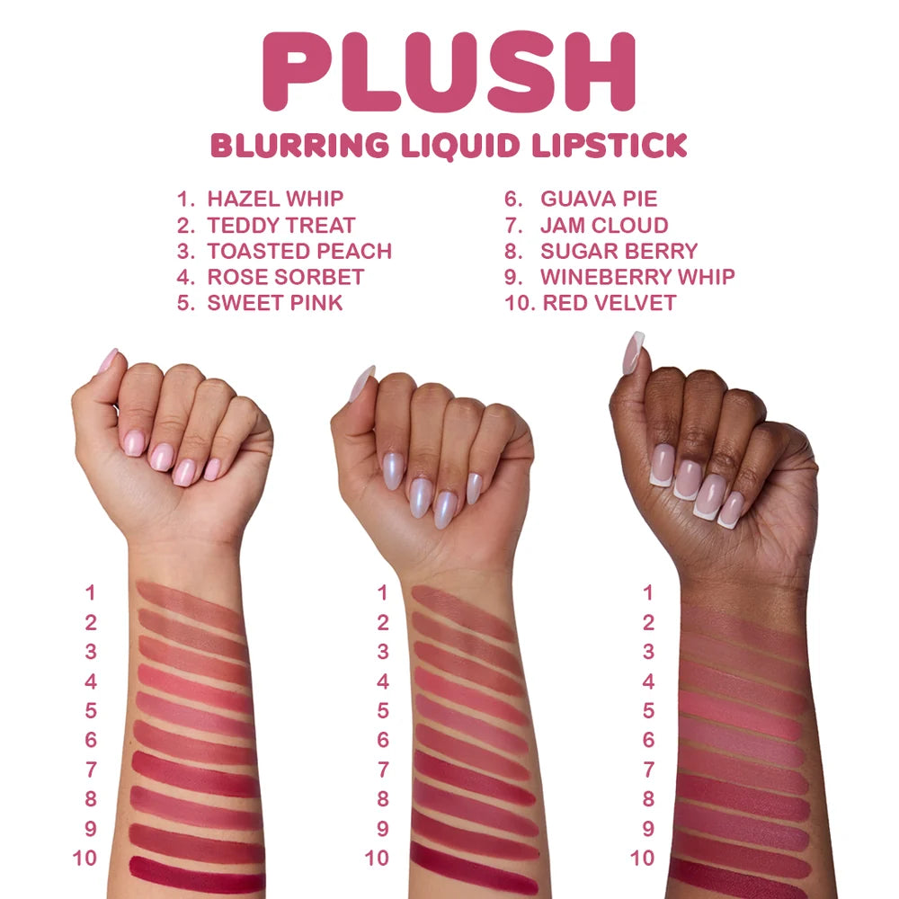 Plush - Labial Líquido Acabado Soft Mate - Sugar Berry