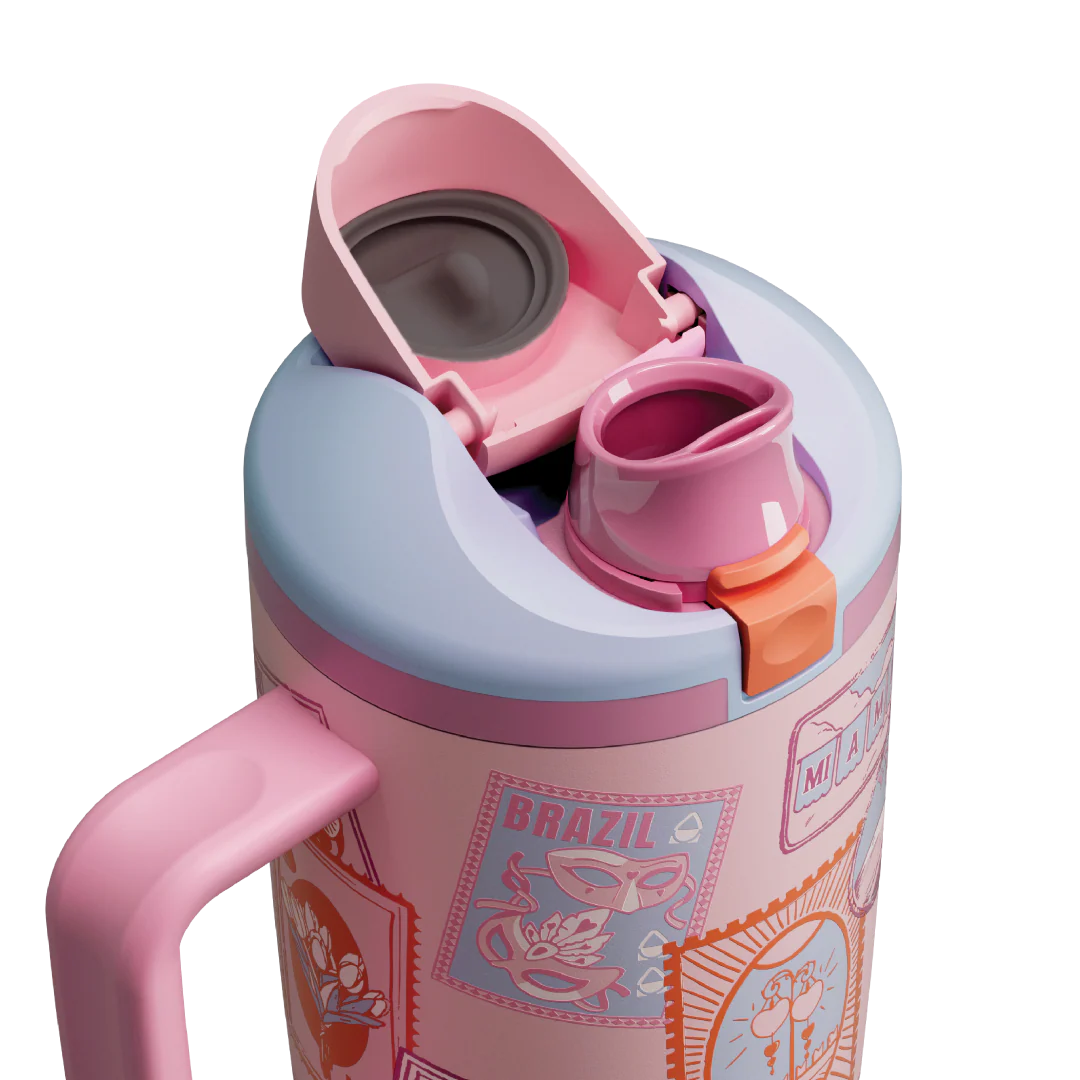 Owala 40 oz FreeSip Stainless Steel Water Bottle - Sending Love