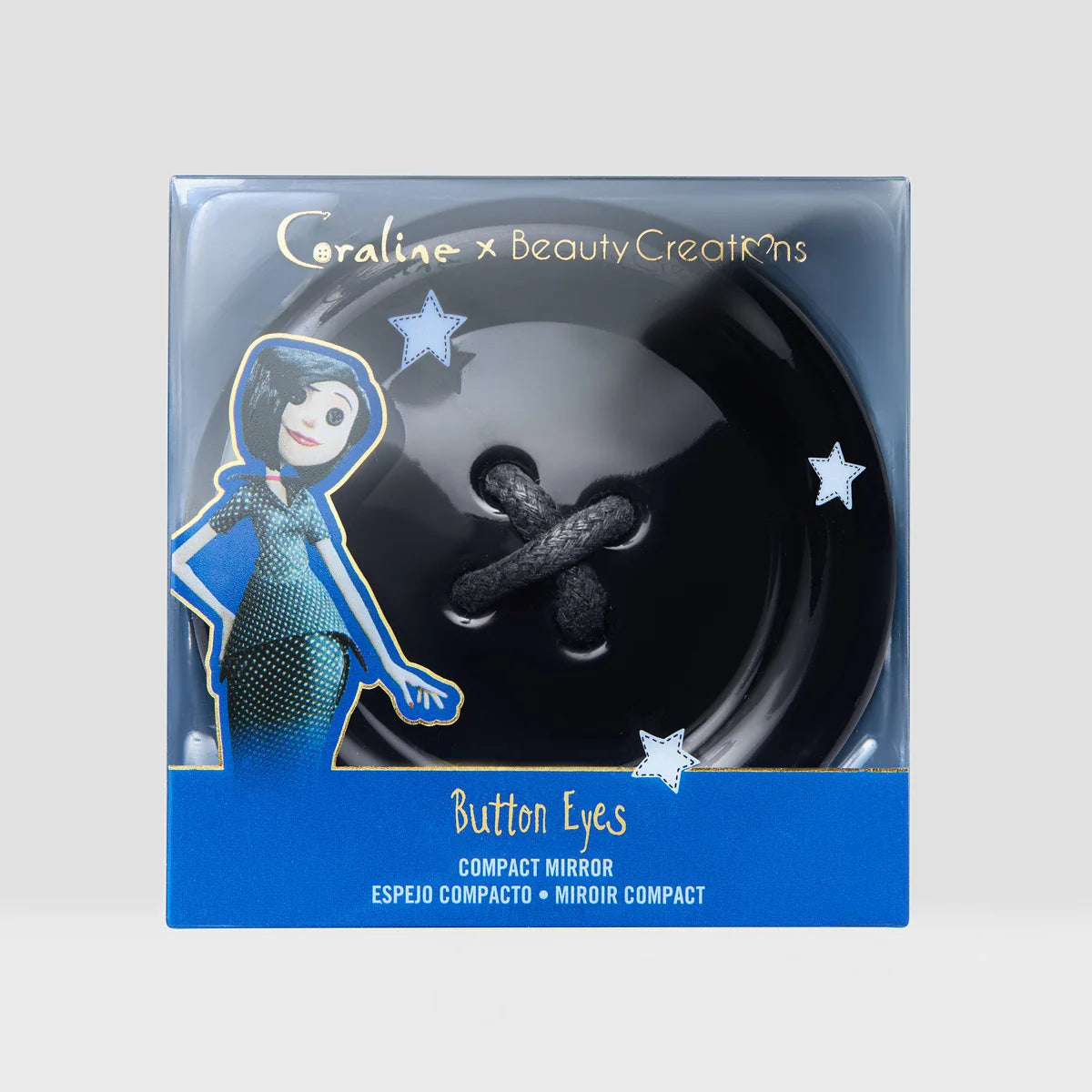 Coraline X Beauty Creations - Espejo Compacto -Button Eyes