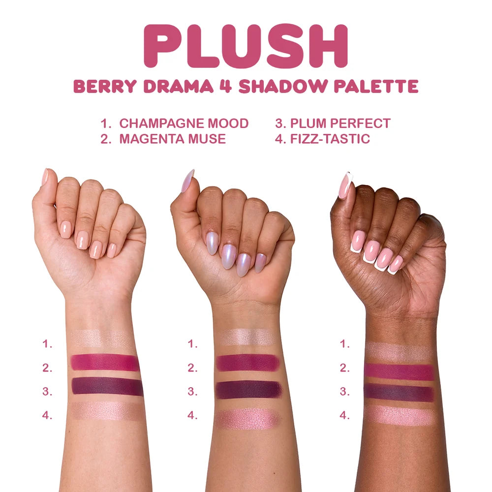 Plush - Sombras Para Ojos - Berry Drama