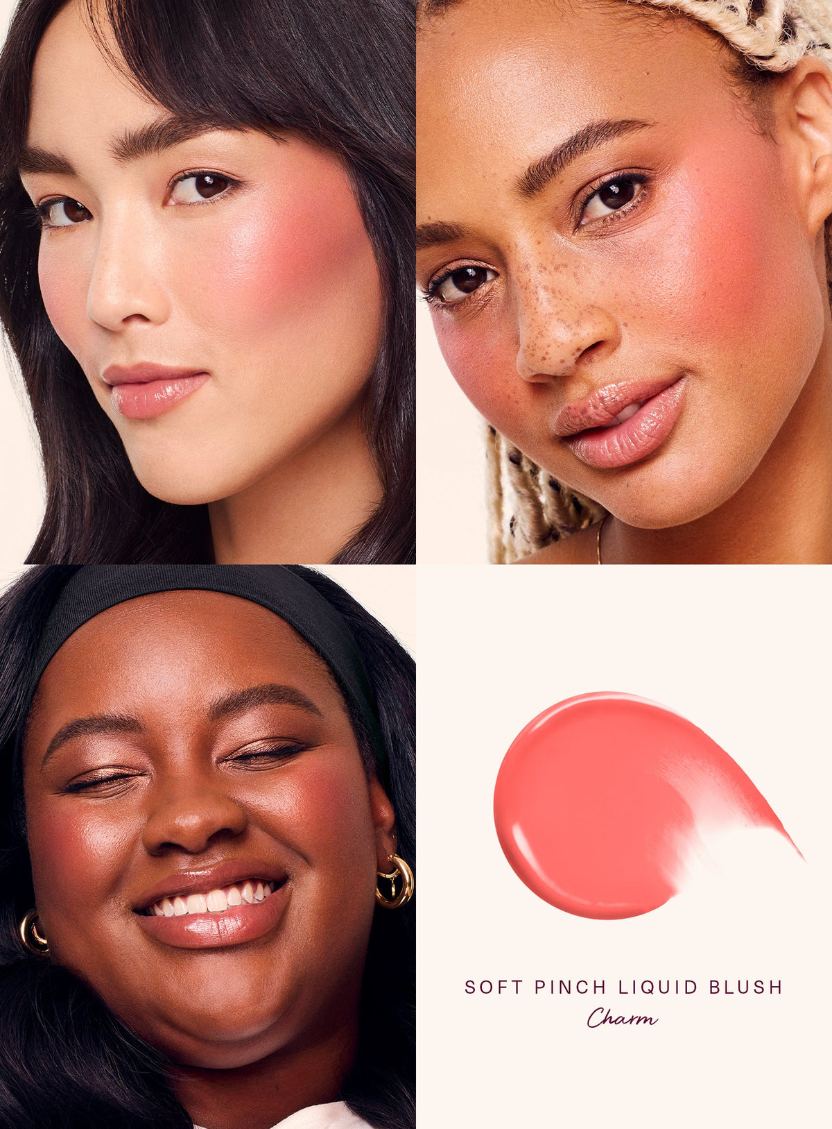 Mini Soft Pinch Liquid Blush - Charm