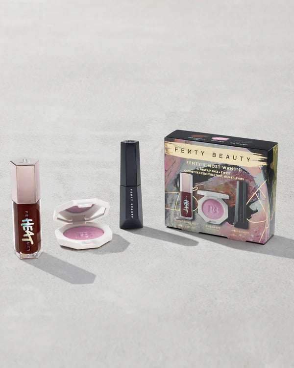 FENTY'S Most Want'd 3-Piece Lip, Face, + Eye Kit