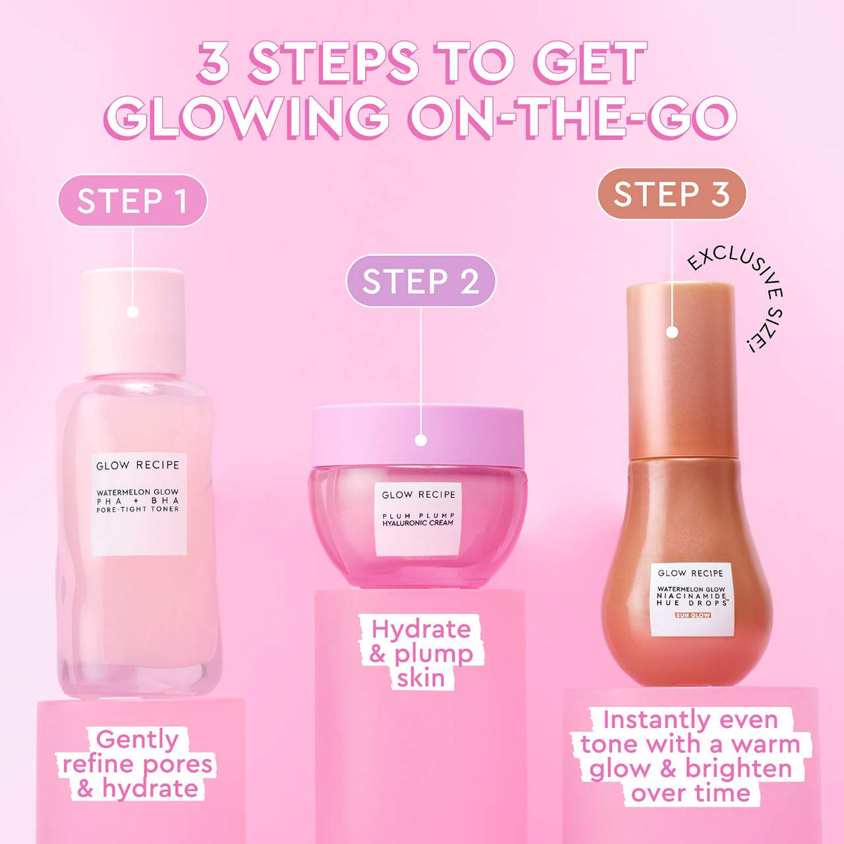 Get Glowing With Me™ Kit by Katie Fang with Hue Drops Tinted Serum