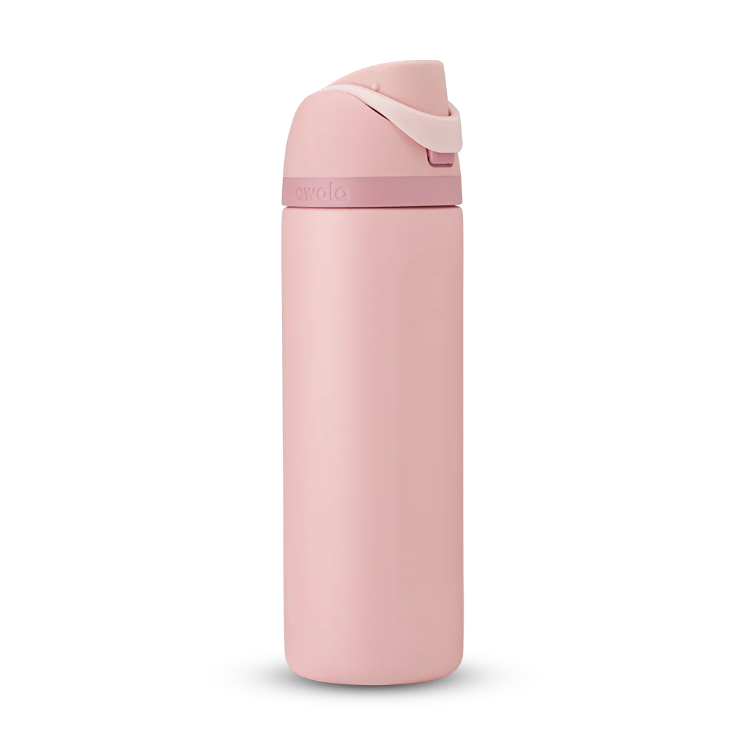Owala 24oz FreeSip Stainless Steel Water Bottle - Rose Quartz (Rosa)