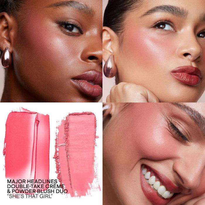 She's That Girl - Mini Major Headlines Double-Take Crème & Powder Blush Duo