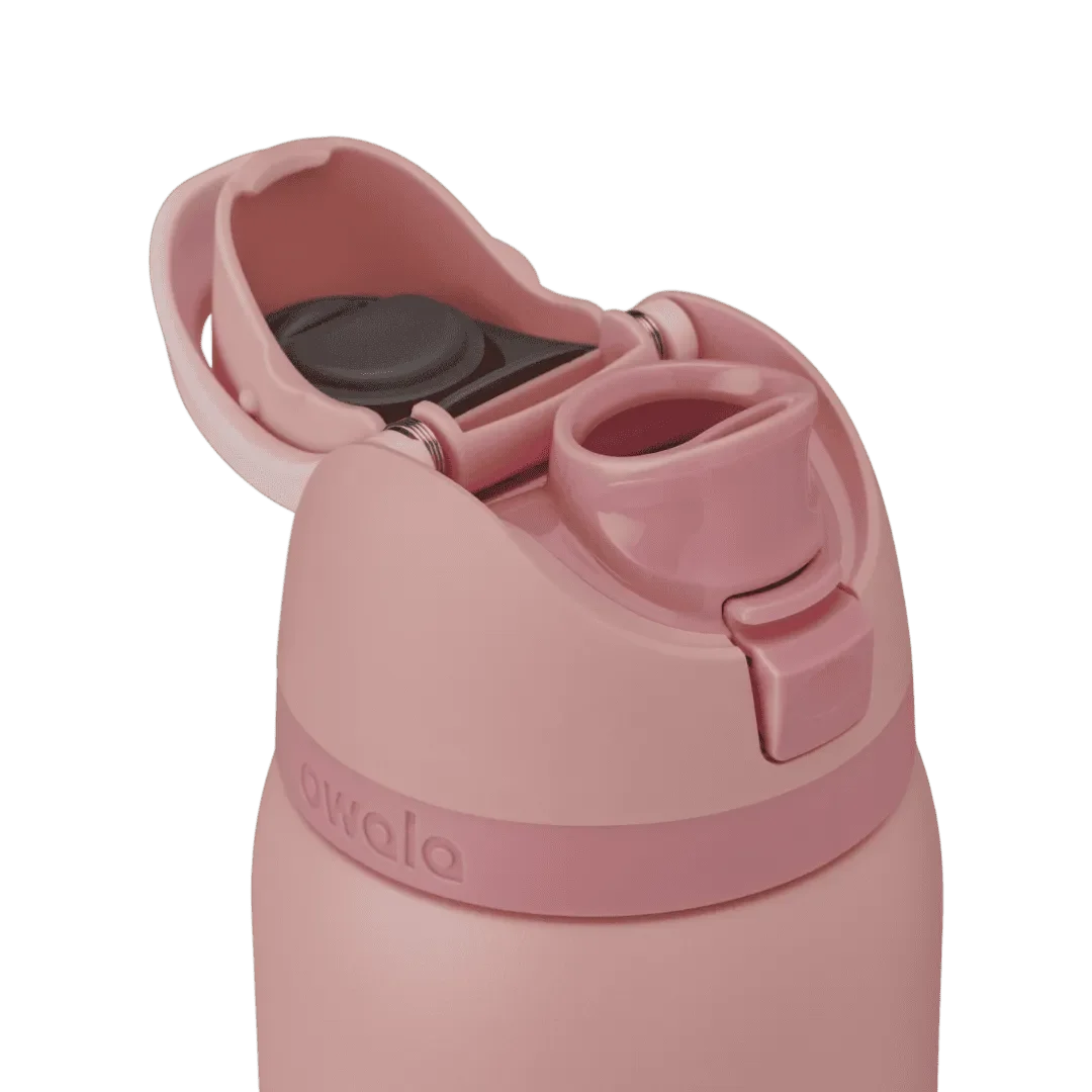 Owala 32 oz FreeSip Stainless Steel Water Bottle - Rose Quartz (Rosa)