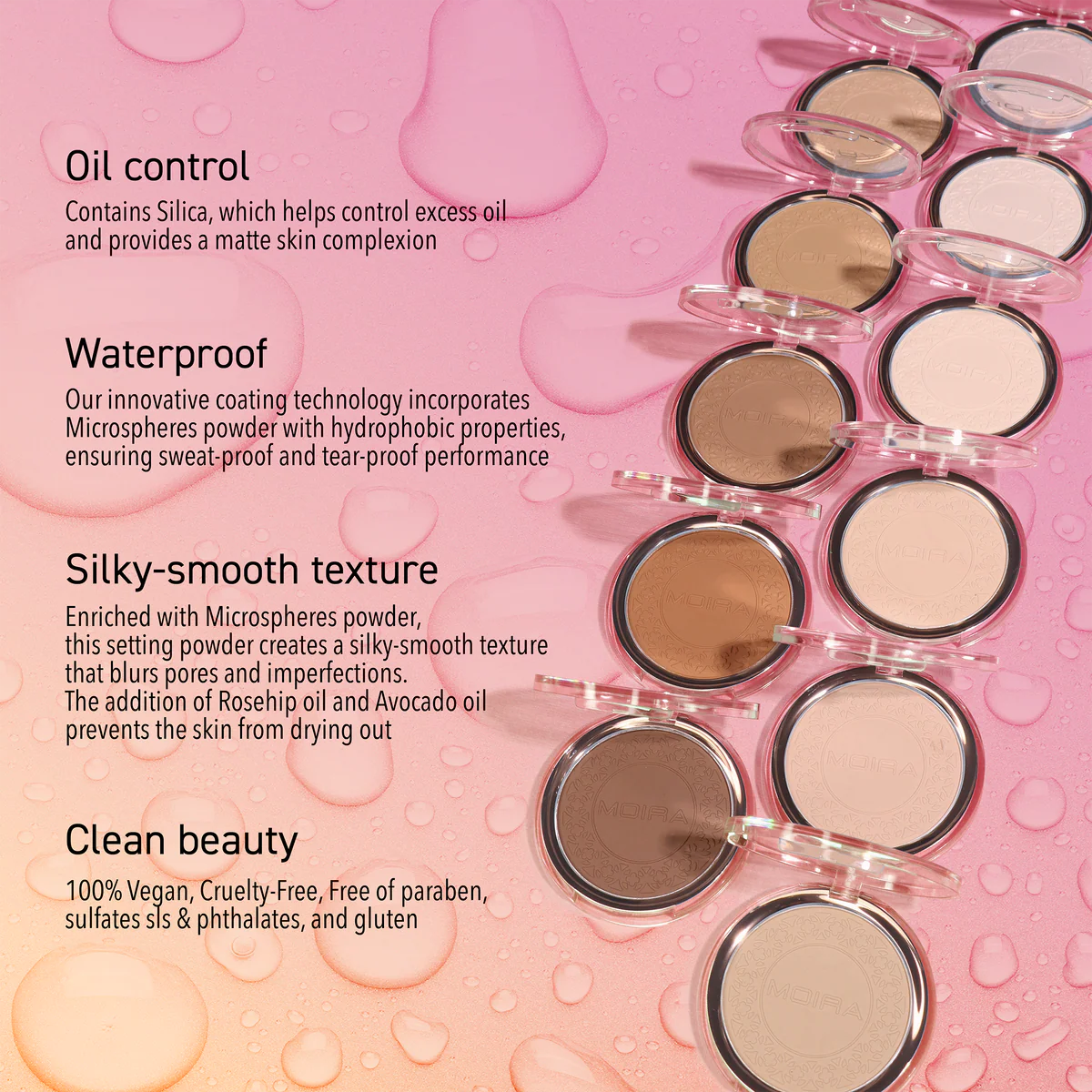 Polvo Compacto Soft Focus Waterproof - 350 Light Beige