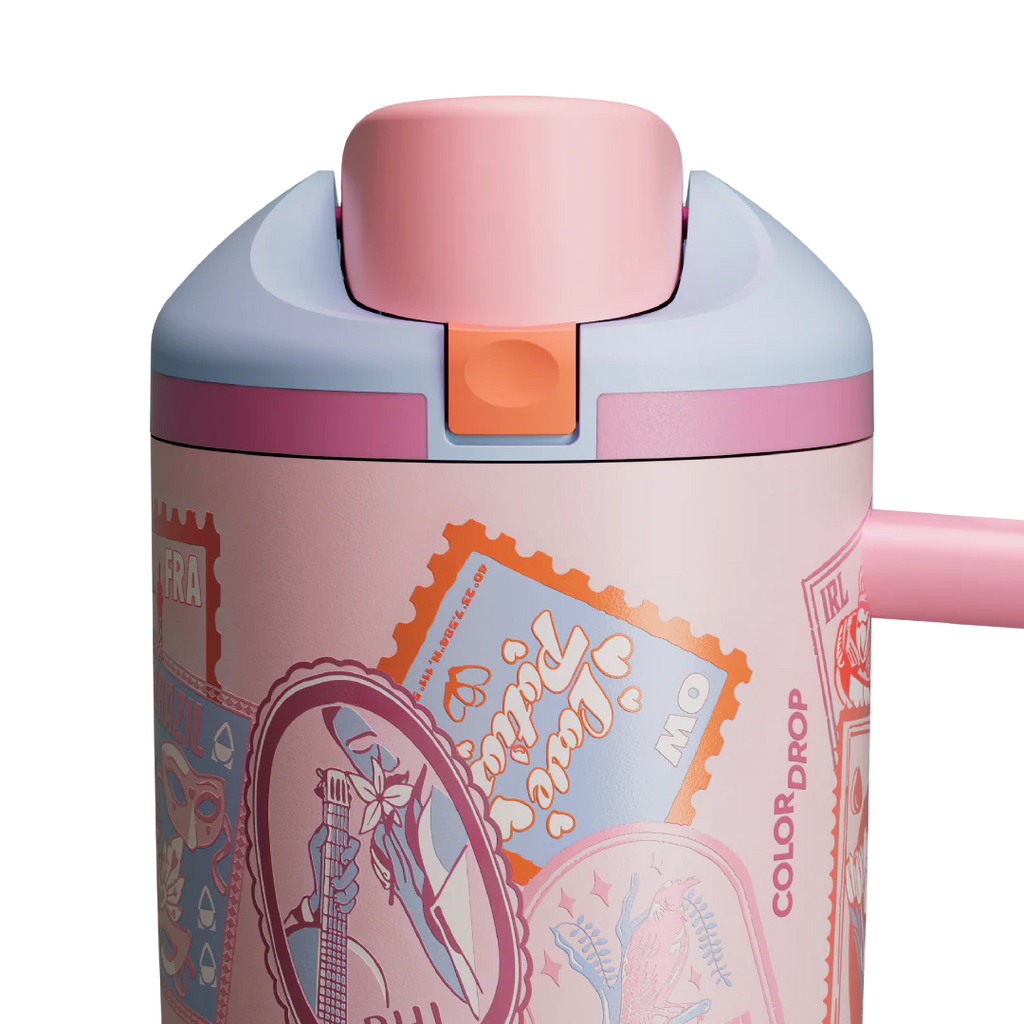 Owala 40 oz FreeSip Stainless Steel Water Bottle - Sending Love