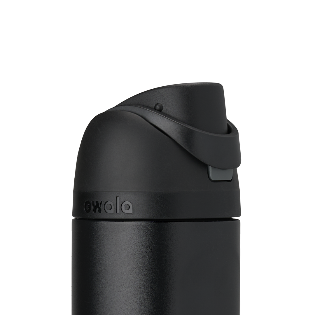 Owala 24oz (700 Ml) FreeSip Stainless Steel Water Bottle - Very Very Dark (Negro)